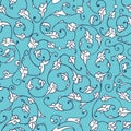 Rumi Iznik Seamless Pattern