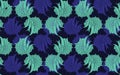 Classic floral damask seamless pattern