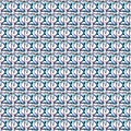 Seamless pattern of diamonds