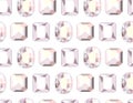 Seamless pattern with diamonds. Endless brilliant texture for fashion design Royalty Free Stock Photo