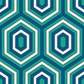 Seamless pattern with diamonds. Turtle shell motif. Honeycomb wallpaper. Repeated rhombuses and lozenges figures