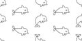 Seamless pattern with Dolphin Royalty Free Stock Photo