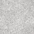 Seamless pattern - doodle triangle texture