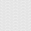 Seamless pattern of dots. Geometric dotted wavy background. Royalty Free Stock Photo
