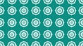 Seamless pattern with dotted and star circles. Vector repeating texture. Stylish background. Royalty Free Stock Photo