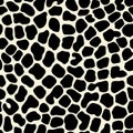Seamless pattern drawing of the body of a moray eel. Conger eel texture, spots and dots Royalty Free Stock Photo