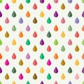 Seamless pattern with drops Royalty Free Stock Photo