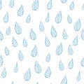 Seamless pattern with drops.