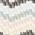 Seamless pattern with elements executed in ink. Lines, stripes. Texture for your design. Background. Hand drawn.