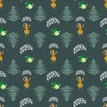 Seamless pattern. EPS 10 illustration. used for printing, websites, design, ukrasheniayya, interior, fabrics, etc. Christma Royalty Free Stock Photo