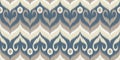 Seamless pattern ethnic abstract background round ikat patterngeometric curve Royalty Free Stock Photo