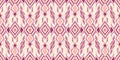 Seamless pattern ethnic abstract background round ikat patterngeometric curve Royalty Free Stock Photo