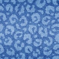 Seamless pattern fashion style. Animal print. Faded effect skin leopard, cheetah or panther. Abstract indigo pattern. Blue color b