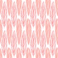 Seamless pattern with feather Royalty Free Stock Photo