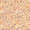 A seamless pattern featuring an array of scattered dots in various sizes. The color Royalty Free Stock Photo