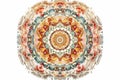 Abstract Boho Festive Mandala Seamless. high resolution, Isolate on white Background.