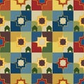 a seamless pattern inspired by traditional Arabic and Moroccan Islamic Royalty Free Stock Photo