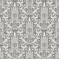 Gothic Architecture Pattern Royalty Free Stock Photo