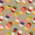 Seamless Pattern Featuring Intricate Canape Designs, Perfect For Adding Elegance And Sophistication To Various Projects