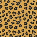 Leopard Skin Seamless Pattern Background Royalty Free Stock Photo