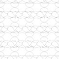 Seamless pattern featuring overlapping geometric shapes, predomina Royalty Free Stock Photo