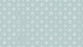 A seamless pattern featuring white snowflakes on a light blue-gray Royalty Free Stock Photo