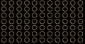 seamless pattern Fiery yellow red ring on a black background. Abstract circle of solar flame. 3d image A burning ring of