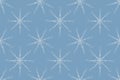 Seamless pattern of figured snowflakes in trendy shades. Design for Christmas or New Year backdrop Royalty Free Stock Photo