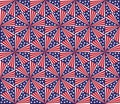 Seamless pattern - fireworks on Independence Day.