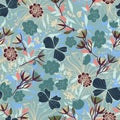 Floral seamles pattern.