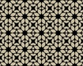 Seamless pattern of floral squares in gray and black that can be used for wallpapers and tiles