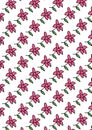 Flower Pattern for fabric paper or wall scrapbook