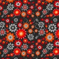 Seamless pattern with flowers