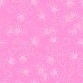 Seamless pattern with flowers of sakura