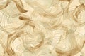 A seamless pattern with flowing line art in beige tones, creating an abstract and rhythmic design thatâs versatile for