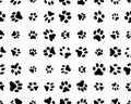 Seamless footprints of cats Royalty Free Stock Photo