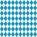 Seamless pattern in the form of blue diamonds oktoberfest Royalty Free Stock Photo