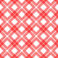 Red geometric squares fabric towel seamless pattern