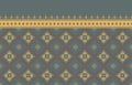 Seamless pattern geometric flower ethnic oriental ikat design for background,carpet,batik,wallpaper,clothing,wrapping,fabric, Royalty Free Stock Photo