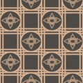 Seamless pattern with geometric forn. Art deco Royalty Free Stock Photo