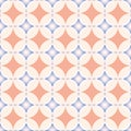 Seamless pattern, geometric pattern, abstract, rounds pattern. Modern stylish texture, pattern with blue and pink ornament Royalty Free Stock Photo