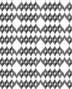 Seamless pattern with geometric shapes and symbols