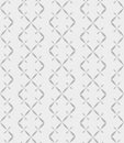 Seamless pattern with geometric shapes and symbols