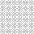 Seamless pattern with geometric shapes and symbols