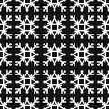 Seamless pattern of geometric snowflake. square snowflakes. Vector Eps-10