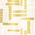 Seamless pattern gold foil block stripes. Vector background abstract illustration. Elegant shiny metallic golden