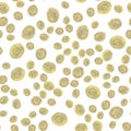 Seamless Pattern Gold points color Royalty Free Stock Photo