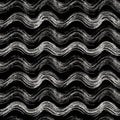 Seamless pattern of gold and silver wavy stripes Royalty Free Stock Photo