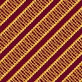 Seamless Pattern of Golden Chains Designed with diagonal form Ready for Textile Prints. Royalty Free Stock Photo
