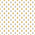 Seamless pattern with golden and silver glittering drops. Gold Seamless pattern. Repeatable design. Can be used for fabric, scrap